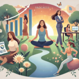 Progress vs Perfection image depicting a fulfilling life